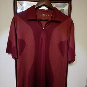 Nike golf polo with zipper collar size medium